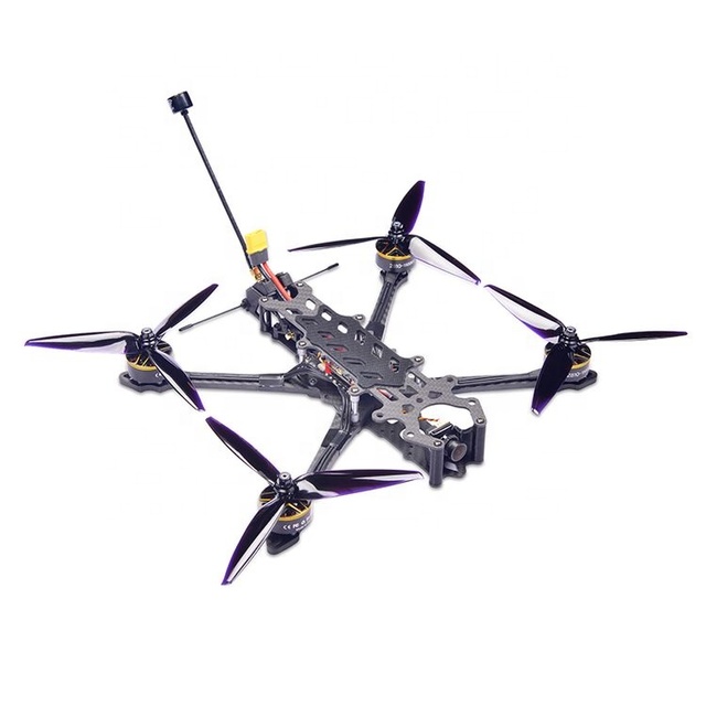 Multifunctional Good Quality 7Inch FPV Drone Quadcopter Remote Control Drone Black FPV Drone