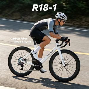 Bicicleta de Carretera de Carbono T800&T1000 con Cambio Electrónico Inalámbrico de 13 Velocidades, Ruedas de Carbono y Cableado Interno Completo - Product Image 1