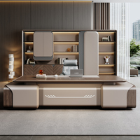Meubles de bureau commerciaux Bureau de direction Bureau de direction moderne Bureau de direction en forme de L Bureau de direction modulaire Bureau de direction de luxe