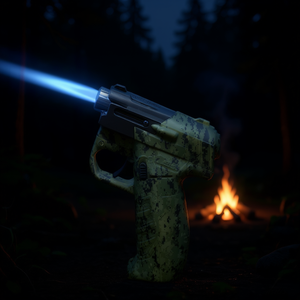 Torcia Camo Gun M0439 Ever Tech, Fiamma Singola Regolabile, Ricaricabile a Butano, Accessorio per Illuminazione Esterna, Campeggio ed Escursionismo - Product Image 2