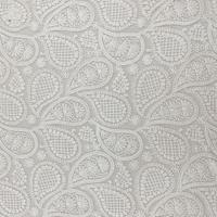 Guangzhou grande goutte d'eau broderie 3D plaque broderie dentelle cajou pur coton fil tissé Technique creux maille tissu pour