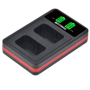 Chargeur USB 2 ports LED NP-FW50 FW50 pour appareils <span class=keywords><strong>photo</strong></span> <span class=keywords><strong>Sony</strong></span> Alpha <span class=keywords><strong>A33</strong></span> A35 A37 A55 SLT-<span class=keywords><strong>A33</strong></span> A35 A37 A37K A37M A55 A55V - Product Image 2