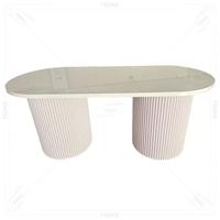 Modernes neues Design Hochzeits torte Display PVC Ripple Sockel Acryl Esstisch Bankett Tisch