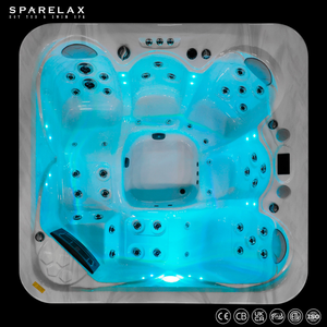 Diseño moderno, aguas tranquilas, bañera de hidromasaje de lujo, bañera de hidromasaje terapéutica para la salud, bienestar, al aire libre para remojar, casa, Villa, aplicación - Product Image 2