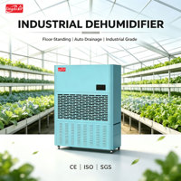 Dehumidifier Desikan Elektrik Industri Baru Kapasitas 498L/D Operasi Senyap untuk Gudang Pertanian Melindungi Tanaman Menjaga Kering