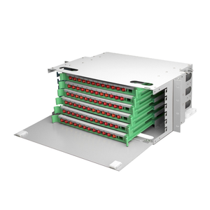 Khung Phân Phối Quang Học ODF 19 'Kiểu Trượt Rack Mount Fiber <span class=keywords><strong>Patch</strong></span> <span class=keywords><strong>Panel</strong></span> Hộp 24F 48F 96F 144F - Product Image 1