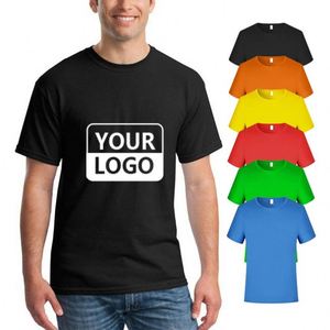 High Quality 180g 100% Cotton Plain t Shirts Factory Price Custom Logo Printing T-Shirt Unisex Women Men Tshirt - Product Image 1