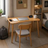 Bureau d'écriture simple et peu encombrant pour ordinateur de bureau, idéal pour maison locative, chambre, dortoir, bureau d'étude pour étudiant, sans installation