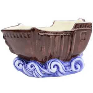 Benutzer definierte Großhandel hochwertige nautische Thema Porzellan Boot Schiff Bierkrüge Keramik Dampfer Schiff Cocktail Tassen Tiki Becher
