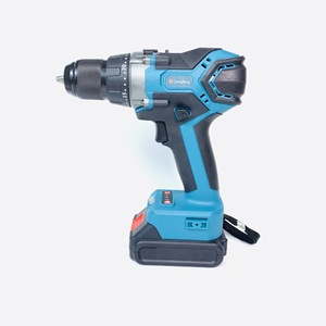 Taladro percutor inalámbrico de 20V de alta potencia con batería de litio, taladro manual recargable de 13 mm con alto torque y función de destornillador. - Product Image 4
