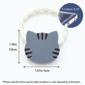 Coletero Acrílico con Diseño de Gato, Accesorio para Amantes de los Gatos, Regalo Original, Diseño Calico, Bicolor, Tigrado, Tortuga, Novedad Animal, Lindo, Personalizado, Hecho en Japón, OEM, ODM - Product Image 4