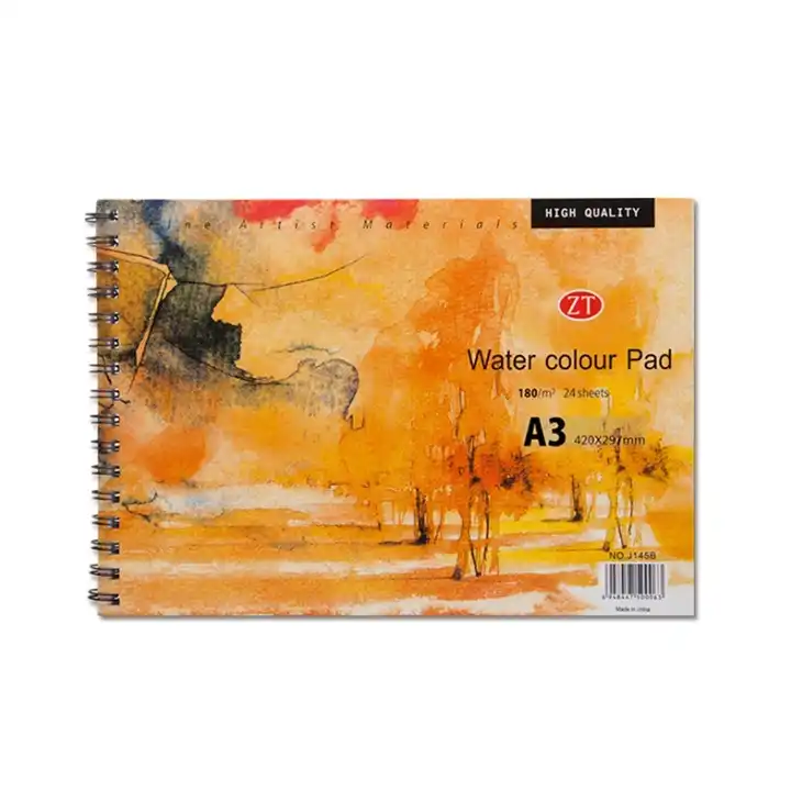 A3/a4/a5 Watercolor Paper 24 Sheets Hand Painted Sketch Drawing