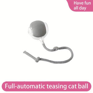 LM Eco-Friendly Cut Interactive <b>Ball</b> Toy Automatic Rolling Faux Tail Rechargeable <b>Smart</b> Pet Dog Training - Product Image 6