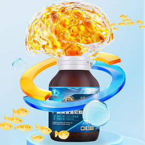 תוסף תזונה טבעי של שמן דגים אומגה <span class=keywords><strong>3</strong></span> בצורת גומי עם DHA ו-EPA לתמיכה במוח, תוצרת מפעל לייצור מותג פרטי, כמוסות שמן דגים רכות. - Product Image 2