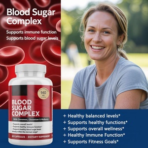 Suplemento Complejo de Canela para el Azúcar en Sangre de 940 mg, Cápsulas para el Azúcar en Sangre con Canela, Cromo y Melón Amargo, Favorece la Salud en General - Product Image 3
