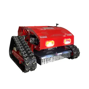 Mesin pemotong rumput Robot baterai elektrik Remote Control bensin Mini mesin pemotong rumput perayap otomatis penggunaan rumahan