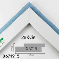 Oudu Modern Multi Warna Solid EPS Polystyrene Bingkai Gambar Lis Bingkai Berbagai Macam Finishing Trim Ramah Lingkungan Model Ringan