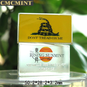 Moneda de plata 1 Oz Dont Tread on Me Bar Elizabeth Ii Moneda de plata - Product Image 3