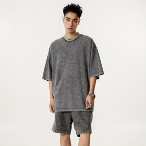 Camiseta de Punto sin Mangas para Hombre, Color Sólido, 100% Algodón, Casual, Básica, Transpirable, Corte Regular, Ligera, Cómoda para Verano, 220 Gramos - Product Image 2