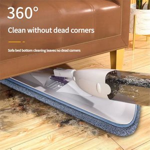 Vendas Quentes Mop Microfibra Ecológico Recarregável para Limpeza de Piso Antibacteriana com Spray Duplo Seco e Úmido - Product Image 2