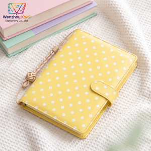 Libreta de Cuero de Lujo Personalizada A5 de Hojas Sueltas para Planificación Financiera, Cuaderno de <span class=keywords><strong>Contabilidad</strong></span> Escolar Transfronterizo con Múltiples Ranuras - Product Image 1
