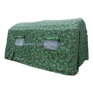 portable inflatable tent green inflatable tent LZ-E125 inflatable military tent for sale