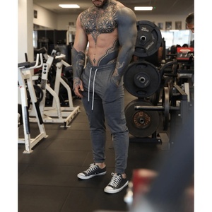 Pantalons de sport pour hommes, confortables, à séchage rapide, avec cordon de serrage, en gros, OEM, luxe, unis, pour l'escalade et l'entraînement - Product Image 5
