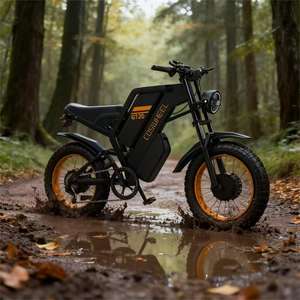 Vélo électrique à double moteur GT20 48v 1000w Vélo électrique à <span class=keywords><strong>assistance</strong></span> au pédalage Double batterie Pneu gras Vélo <span class=keywords><strong>de</strong></span> montagne électrique Moto électrique - Product Image 1