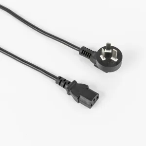 China CCC 10A power cord and plug electric power extension cord electric wire power cable origin manufacturers