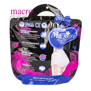 マクロケア コットン 通気性 使い捨て 漏れ防止 生理用ショーツ 女性用 - Product Image 4