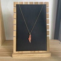 Vente en gros de nouveaux produits Carte du pays Carte de Palestine Collier de couple Collier personnalisé en acier inoxydable