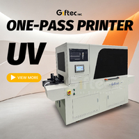 Imprimante UV industrielle Giftec 2 en 1 à passage unique, machine d'impression numérique à jet d'encre pour sachets en plastique, boîtes à lunch, gobelets en papier enduit