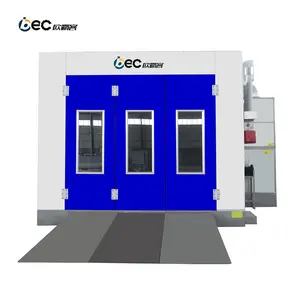 Obc Diesel Booth Customized Car Painting Machine With Auto Rotate And Spray Paint Function