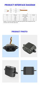<span class=keywords><strong>Sensor</strong></span> ultrasónico de tecnología de procesamiento ultrasónico inteligente de alta precisión, para evitación de robot móvil AGV AMR, 2 unidades - Product Image 6