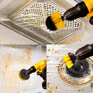 Lichang Cleaning Brush 120mm 50mm 100mm 88mm Nylon Multi Functional For Home Car Kitchen Bathroom Floor Tile Cleaning - Product Image 2