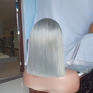 Eonian <span class=keywords><strong>capelli</strong></span> in pizzo <span class=keywords><strong>capelli</strong></span> umani parrucche da <span class=keywords><strong>donna</strong></span> all'ingrosso brasiliano vergine radice scura <span class=keywords><strong>capelli</strong></span> evidenziano grigio argento pizzo anteriore Bob parrucche - Product Image 3