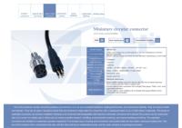 Connecteurs de câble Micro Circulaire IP68 étanches 2 broches femelles Subconn Pigtail sous-marins en laiton plaqué or 0-20A 120V