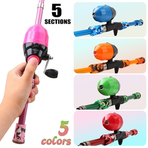 Canne à pêche en plastique de 1,5 m pour débutants, kit complet avec moulinet à bobine fermée, design camouflage, best-seller pour enfants, parents et rivières - Product Image 6