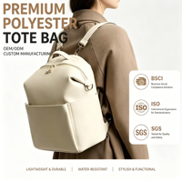 Sacs à langer pour tout-petits en cuir PU imperméable et durable, écologiques, avec logo personnalisé 2026, sacs à dos pour maman et bébé avec sangle de poussette