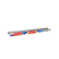 Écran publicitaire intérieur LED COB P1.875 noir, affichage HD en barre étroite, durable, faible consommation, étanche, garantie 1 an