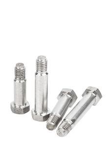 Boulons à demi-dents en acier inoxydable 304 OEM ODM M6 M8 M10 M12 avec bouchon hexagonal extérieur finition zinguée vis à trou alésé - Product Image 2