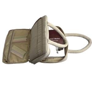Copri bibbia in cotone trapuntato che trasporta <span class=keywords><strong>la</strong></span> bibbia Cover per le donne con manico di grandi dimensioni borsa da studio - Product Image 4