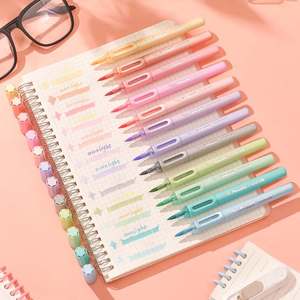 4 màu đánh dấu Tô Sáng pop-up sinh viên graffiti Highlighter đặt bút huỳnh quang màu văn phòng phẩm Bộ - Product Image 1