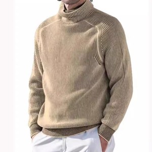 Moda de invierno Color suelto Sólido Engrosado <span class=keywords><strong>Jersey</strong></span> de <span class=keywords><strong>cuello</strong></span> <span class=keywords><strong>alto</strong></span> Contraste Suéter de <span class=keywords><strong>hombre</strong></span> Top - Product Image 3