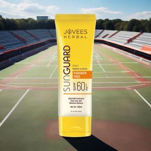 Jovees Herbal Sunguard Spf 60 3 In 1 Matte Lotion 100 Ml Fading Spots And Moisturizing - Product Image 3