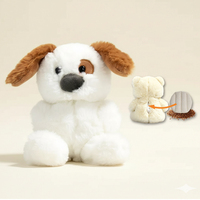 Ours en peluche doux avec graines naturelles de lavande, petit chiot, grenouille, singe, jouet, sac de blé pour micro-ondes, fabricant d'oreillers en sarrasin