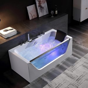 Bañera de hidromasaje de pie de lujo con luz, SPA de hidromasaje con cromoterapia - Product Image 2