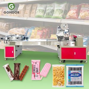 Máquina de envasado y empaquetado Flow Pack para pan lavash, galletas, barras de helado y alimentos congelados - Product Image 1