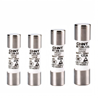 Porte-fusible cylindrique Chint RT28-32 & RT28-63 pour rail DIN RT28-32X / RT28-63X, support de base 500V