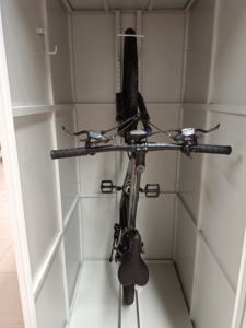 ריהוט חיצוני מותאם אישית אופניים אחסון לוקר מתכת מטען אחסון - Product Image 6